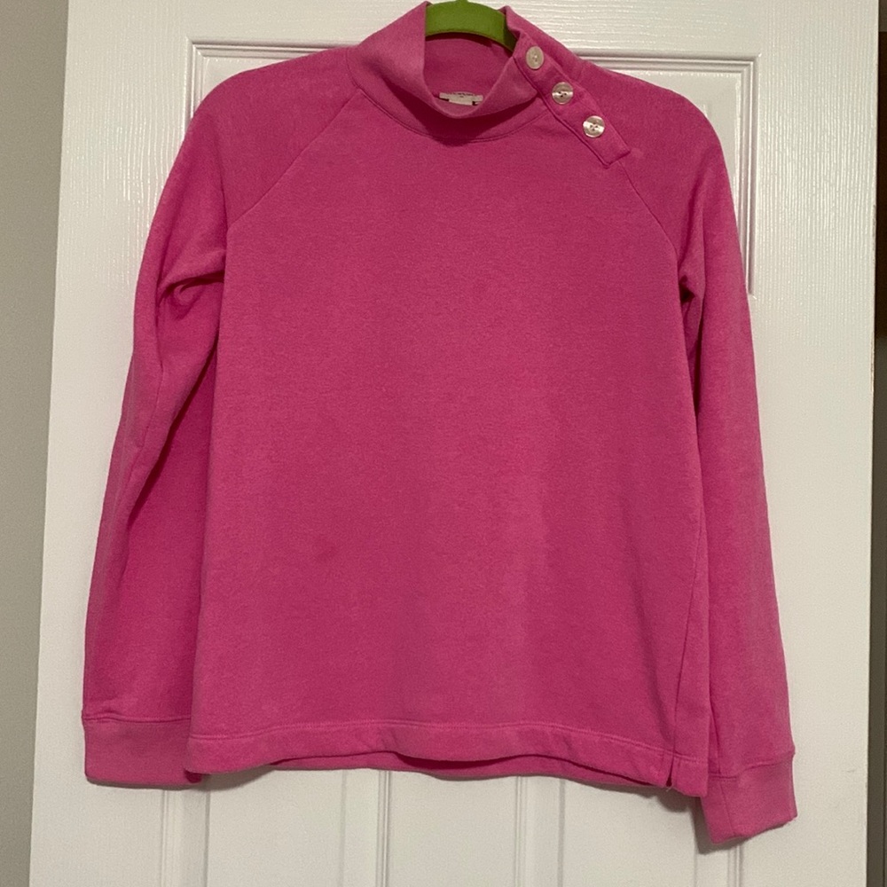 Crewcuts Girls' button-neck tunic sweatshirt